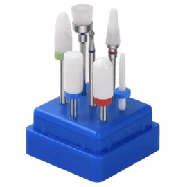 Kit Brocas De Uñas Lima Pulidor Drill Cerámica Fresa 7pz