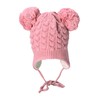 Sterntaler Baby Girl Hat Baby Bobble Hat Structure, pink, 49