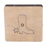 Leather Punching Die Shoe Shaped Alloy Steel Blade Birch Base