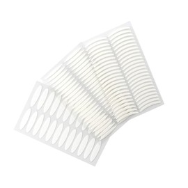 Minkissy 60 Sheets Eyelid Tape Fiber Eyelid Lift Strip Transparent Eyelid Tape Sticker Oval Shape Eyelid Sticker Double Eyelid Paste Stickers Women Eyelid Tape White