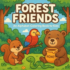 Forest Friends: An Alphabet Coloring Book for Kids