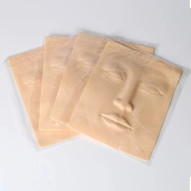 2 Piel Sintética De Látex 3d Para Practicar Microblading