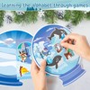 WATINC Polar Animal Scene Sticker Art Craft,12Pcs Make Your Own