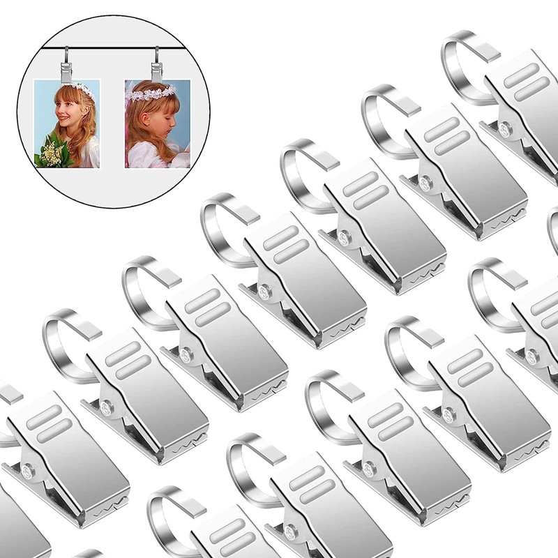 Pack of 50 Curtain Clips Metal Curtain Clips Curtain Hooks