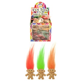 Retro trolls, pack of 12., funky, 1-Pack