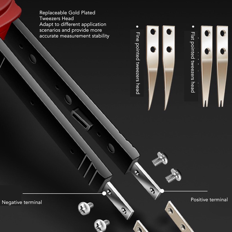SMD Tester High Accuracy Gold Plated Tweezers Diode Resistance Capacitance