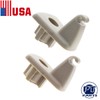 Replacement Parts for 2X Beige Sun Visor Retainer Hook Clips