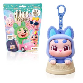 CRAZE Nunos Lil Monsters Portachiavi Sorpresa - Figura da collezione per zaino o borsa - 1 di 12 personaggi in busta misteriosa per bambini