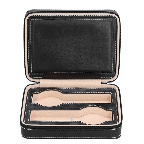 Watch Box Microfiber Leather Soft Lining Exquisite Double Layer Design