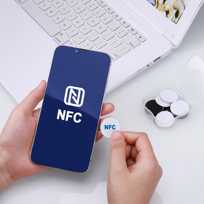 JIANTA Pack of 30 NFC Tags, 540 Bytes NFC Tag