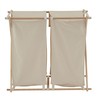 Household Essentials 6786-1 Collapsible Double X-Frame Laundry Hamper Sorter with