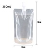 ABSOK Drinks Bags, Pack of 50 Drinking Containers, Foldable Bottles,