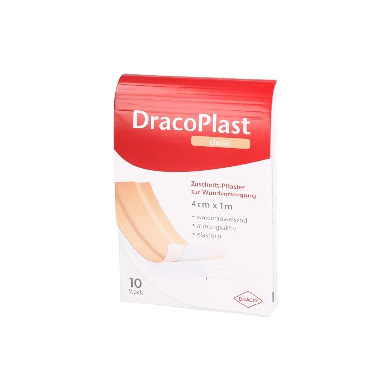 DracoPlast Classic Plaster 1 m x 4 cm Pack of
