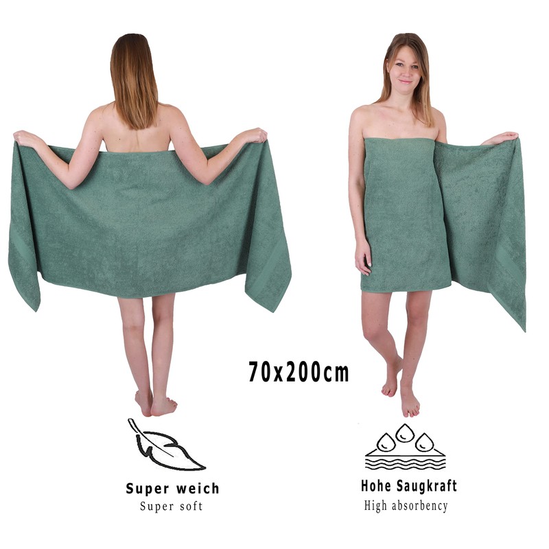 Betz XXL Sauna Towel, Bath Towel, Beach Towel, 100% Cotton