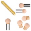 SILPECWEE 1pcs Nail Sponge Pen, Ombre Nail Brush Nail Design