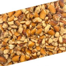 Smoky Bacon Cheese Pretzel Pieces | 1 Pound Bag | Bold Flavored, Naturally Seasoned Pretzels | Crunchy, Salty Pretzel Snacks with Cheddar and Bacon