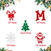 Merry Christmas Bunting Banner, Xmas Signs Banner Red Green Plaid