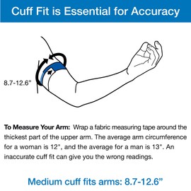 Microlife Replacement Blood Pressure Cuff (Medium (8.7-12.6 inch))