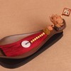 Peach Wood Lotus Car Pendant Innovative Vehicle Rearview Mirror Decoration