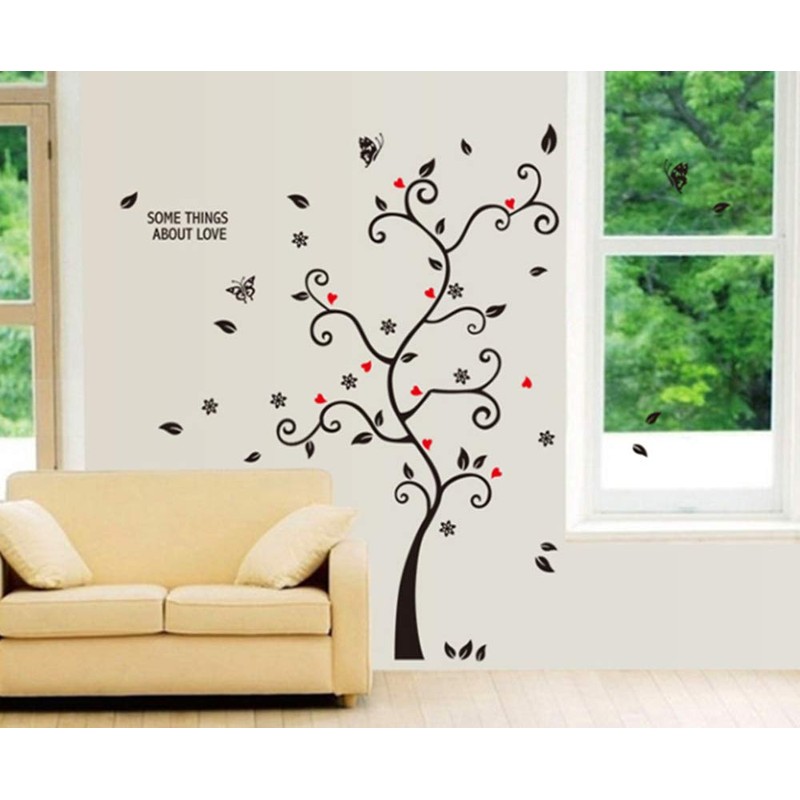 Kiddale DIY Photo Tree Wall Decals,Removable PVC Adhesive Family Wall