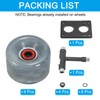 PATIKIL Roller Skate Wheels Set, 4 Pack 65mm 78A Light