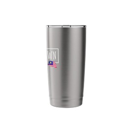 George Town Malaysia Country Family Trip Travel Men Women Stainless Steel Insulated Tumbler