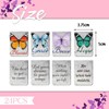 Zonon 24 Pcs Butterfly Magnetic Bookmarks for Women Bible Verses