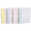 Oxford 400094826 A6 Notepad Squared Flower Pattern Pack of 10
