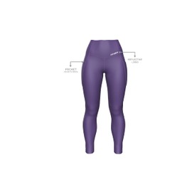 Sparx Fleece Lined Leggings for Women Warm Winter Thermal Tights High Waisted Yoga Pants Cold Weather with Pockets (Purple, Large)