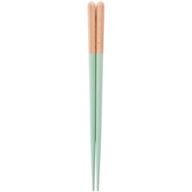 Kawai Haze Chopsticks for Kids, Dishwasher Safe, Antibacterial, Mint Green, 7.1 inches (18 cm), Made in Japan