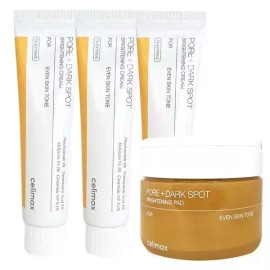 Gita 셀리맥스 트라넥삼산 브라이트닝 기미크림 35ml 3개+모공잡티패드 1박스 CeliMax Tranexamic Acid Brightening Spot Cream 35ml 3 pcs + Pore Spot Treatment Pads 1 box [Cellymax Brightening Freckle Cream 35ml 3 pieces + Pack Pad 1 box]