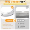 LELE LIFE 14in Lazy Susan Hardware, Heavy Duty Aluminium Alloy