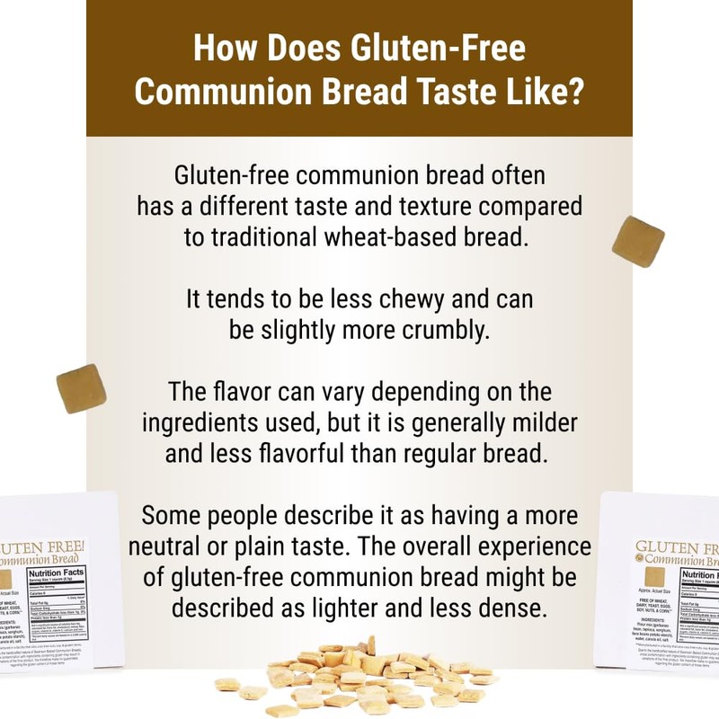 Communion Bread - Gluten-Free Communion Bread - Church Supplies -