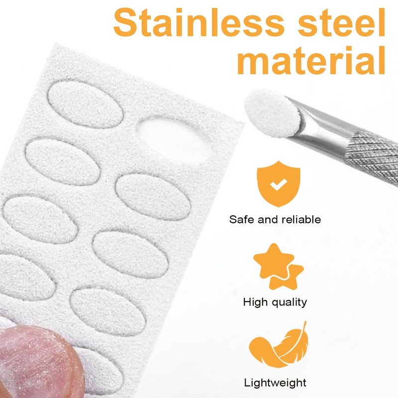 XUKZIMA 1 Pcs Stainless Steel Cuticle Pusher Tool Cuticle Trimmer