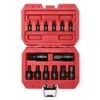 MIXPOWER 14-Piece Dr. Bit Socket Set, 2.5mm to 19mm, 1/4",