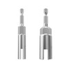 2 Pack 1/4" Hex Shank，Power Wing Nut Driver Set,Slot Wing