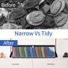 Fixwal Wide Hat Storage for Baseball Caps Organizer with 2