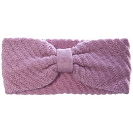 Onlida Struc Knit Headband, Crocus Petal.