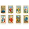 Tarot Cards, Mini Size, Divination Telling, 78 Cards, Miniature, White
