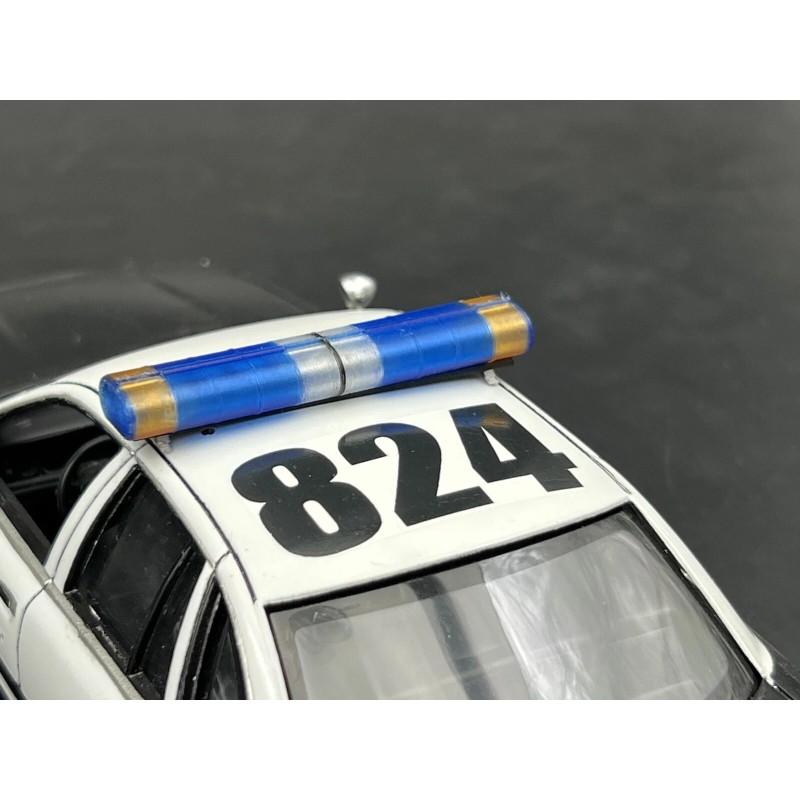 LED Ready Lightbar 1/24 1/25 LED Ready AeroDynic Lightbar Blue