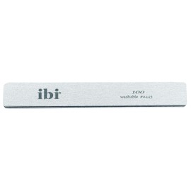 IBI 100 Jumbo Zebra Cushion File (100/100) for Professionals | Washable and Sanitizable Nail File | 100 Grit (10PCS)