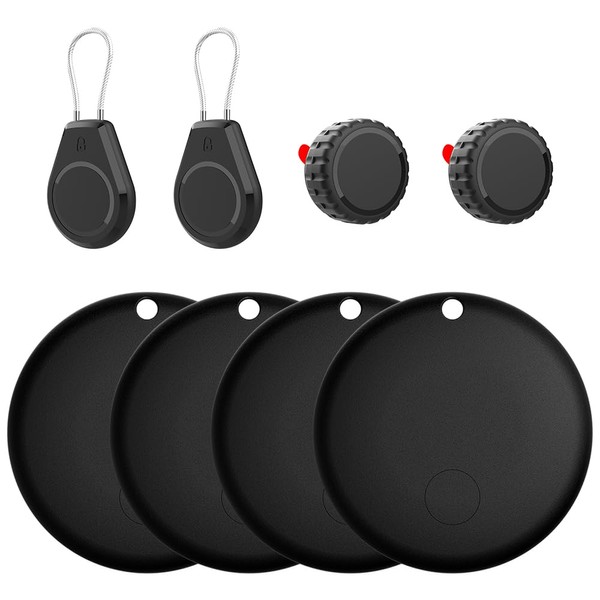 WALLFID Tag(4 pack) and 4 holders,Item Finder,Compatible with Apple Find