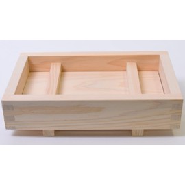 Kiso Kogei Cypress Pressed Sushi, Large, 5.9 x 9.4 x 2.0 inches (15 x 24 x 5