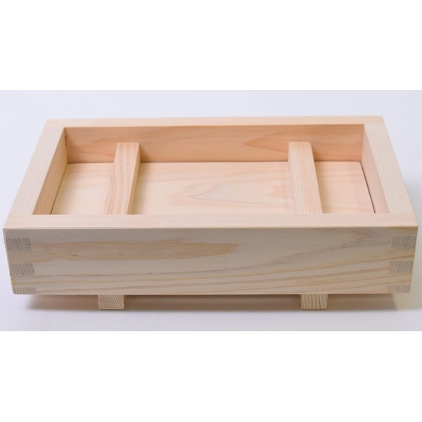 Kiso Kogei Cypress Pressed Sushi, Large, 5.9 x 9.4 x