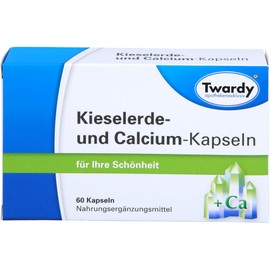 Twardy Silica and Calcium Capsules for Your Beauty, Pack of 60 Capsules