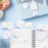 BTGOU 30pcs Bobs Thumb Bandage Finger Bandage Tubular White Cotton