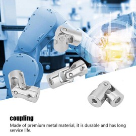 3.17 * 4 mm Universal Joint with Set Screws Sliver RC Model Boat Fittings Iron 45 Steel New Universal Joint Model Boat Fittings Coupling Optional Silverline Joint Drive