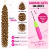 Pre Looped GoGo Curl Crochet Hair for Women 18" 8Packs