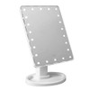 Shanrya Espejo de Maquillaje Iluminado, 16 LED de Brillo Suave