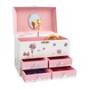 JewelKeeper Large Music Box Jewellery Box with 4 Drawers Choice